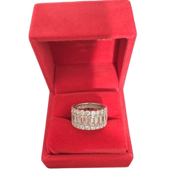 crislu Jewelry - New Crislu silver and CZ eternity band size 5